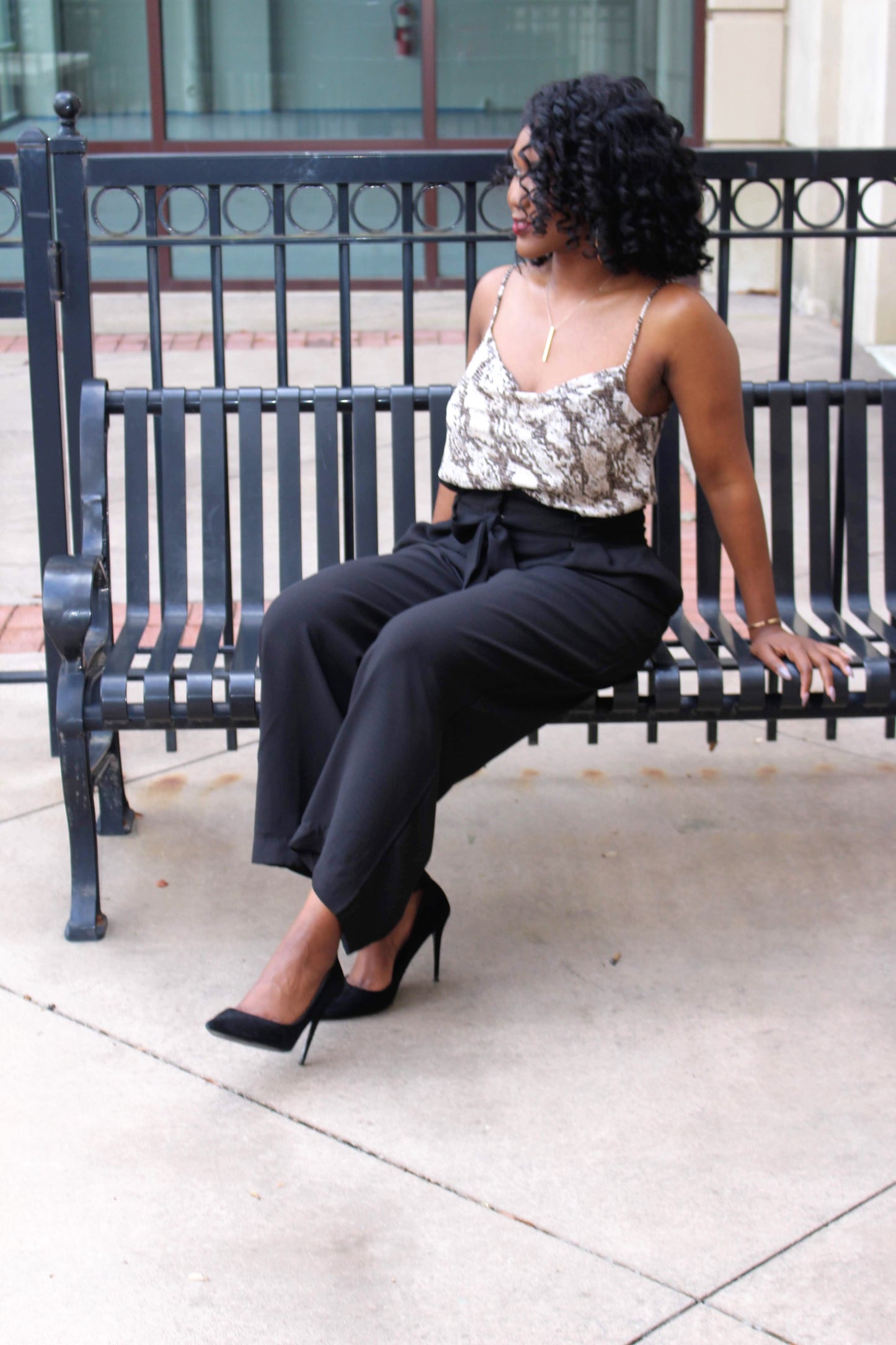 Lauren High-Waist Wide Leg Pants