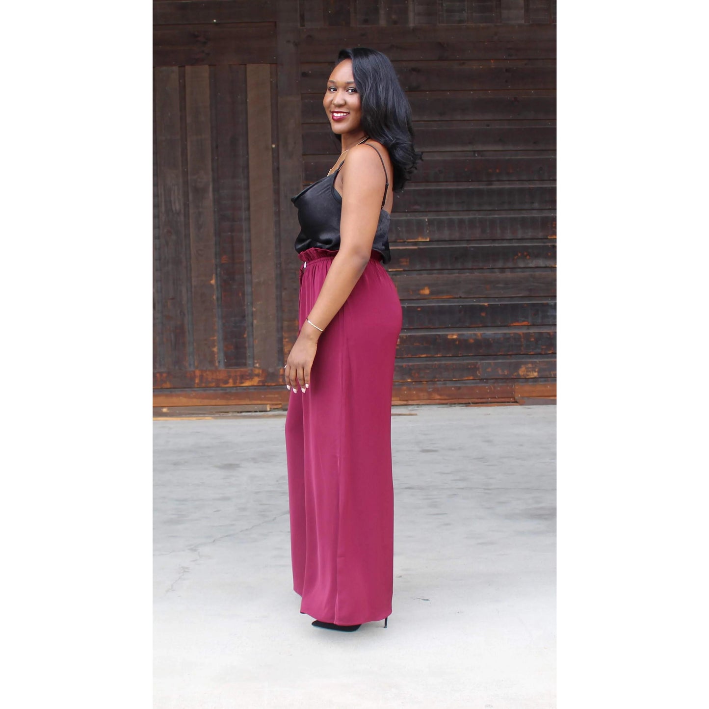 Tracee High-Waist Wide Leg Pants