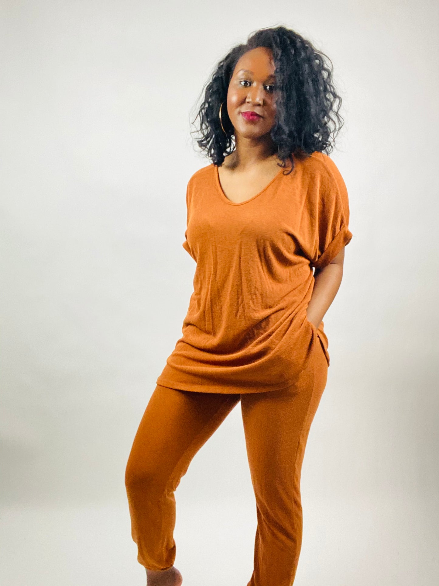 Harmony Rolled Sleeve Top