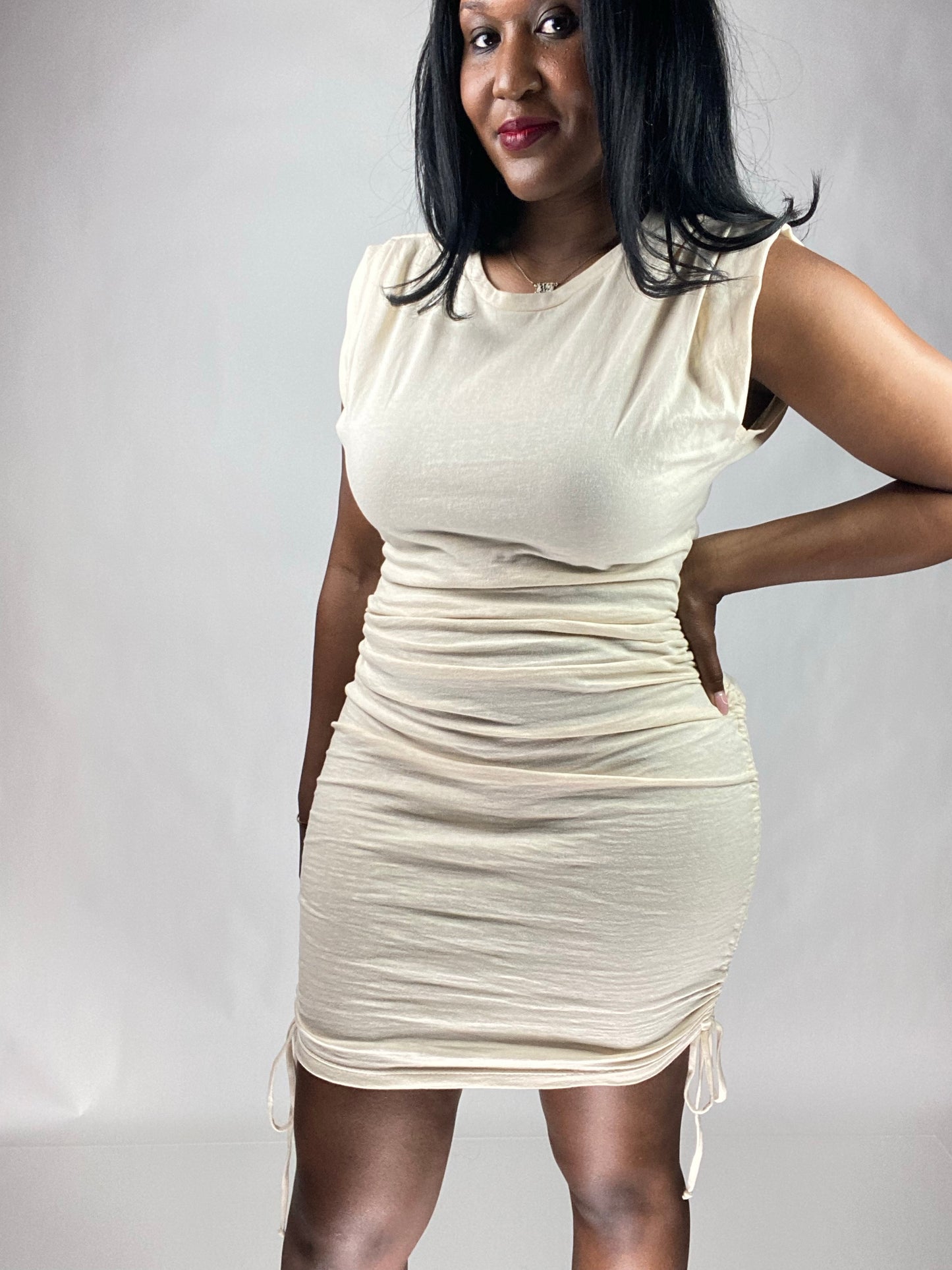 Corinne Draw-String Dress