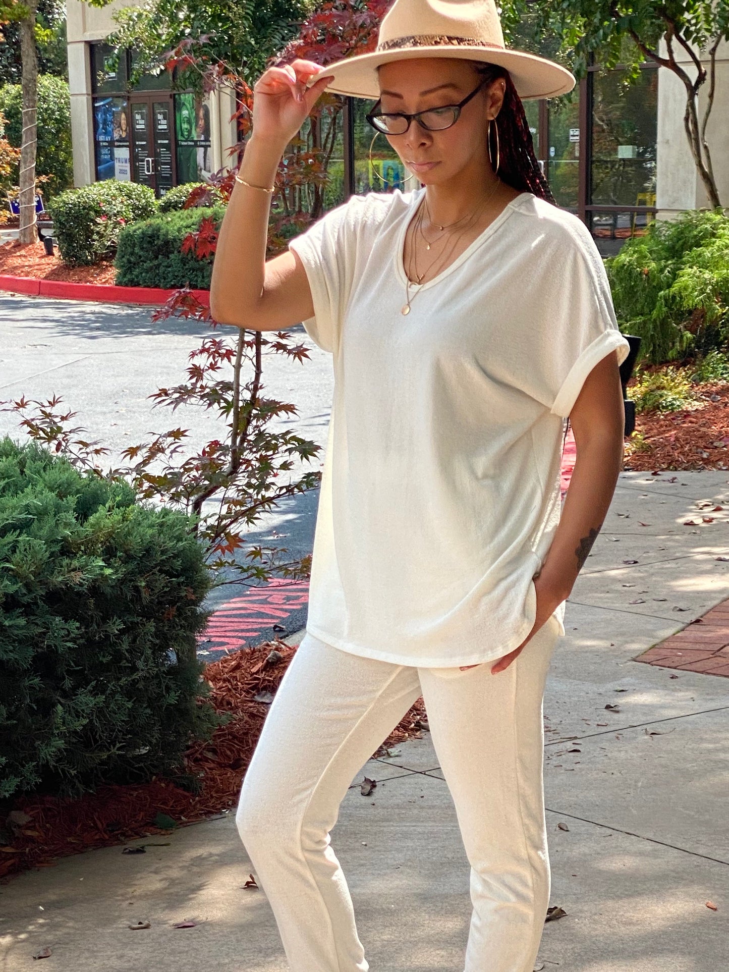 Harmony Rolled Sleeve Top