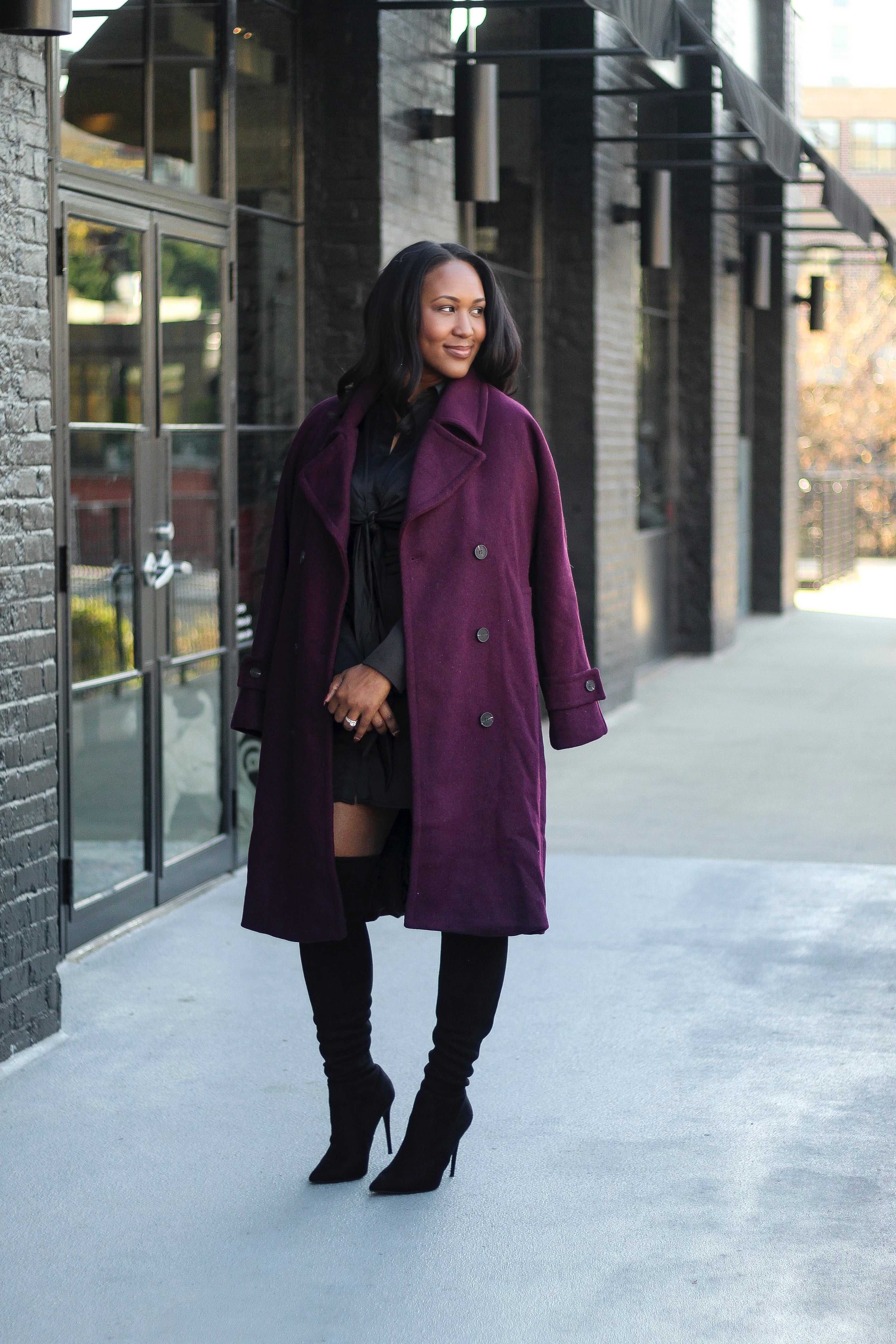 Oversized best sale pea coat