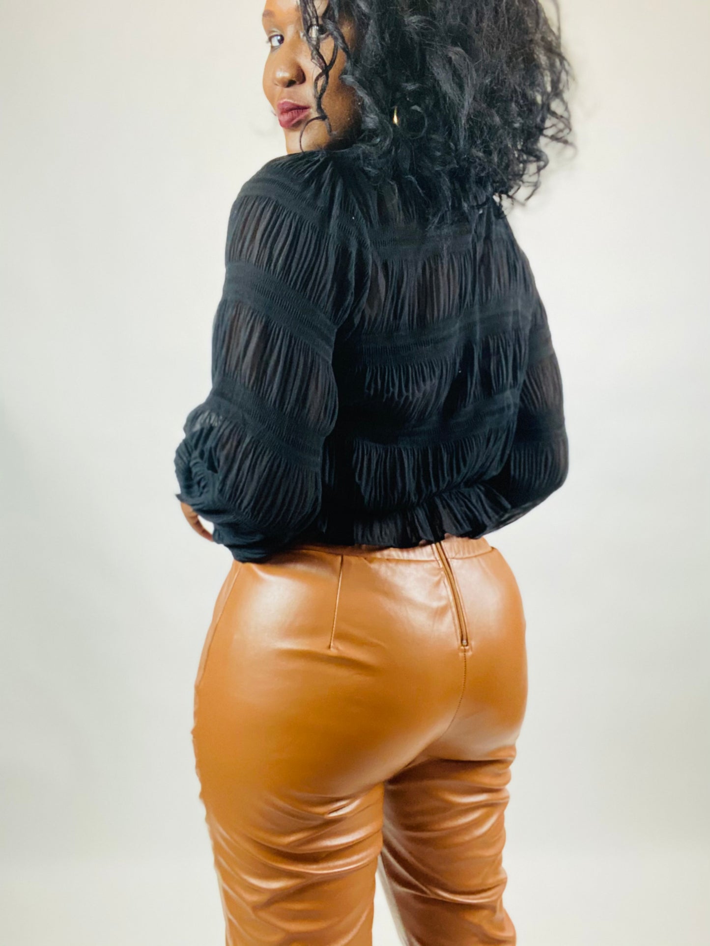 Ronni Faux Leather Pants