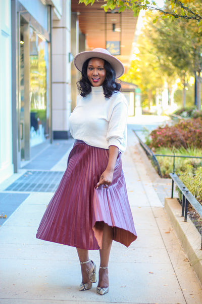 Abby Pleated Skirt – One Stylish Lady